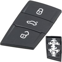 3 Buttons Replacement Rubber Flip Car Key Pad Fob Fit for Golf / Skoda Octavia Seat Leon Ibiza