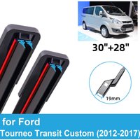 2PCS Car Wiper Blades for 2012-2017 Ford Tourneo Transit Custom Front Windscreen Windshield Double Rubber Car Accessories 2017