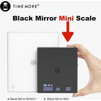 TIMEMORE Scale Black Mirror Mini Pour over Espresso Scale With Brewing Flow Rate and Heat Insulation Pad Electronic Coffee Scale
