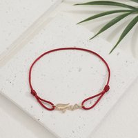 New Arabic alphabet adjustable unisex rope bracelet for women fashionable High quality simple party gift jewelry