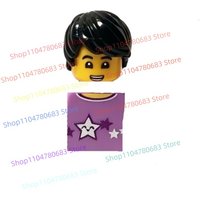 MOC Short-Leg Samurai Building Block MiniFigure Assembled Model Ornament Anime TV Character Toy Gift Action Figurine
