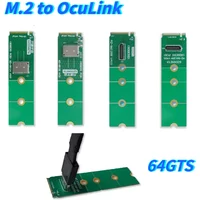 NVME M.2 M Key to OCuLink EGPU Adapter for Oculink GPU Dock Mini PC Laptop to External Graphic Card 64GTS PCIE 4.0 Converter Car