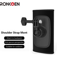Ronkoen TZ-13 360° Rotate Buckle Double J-Hook Quick Release Backpack Shoulder Strap Mount For GoPro Insta360 DJI Action3/4/5Pro