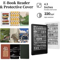 For XTEINK X4 E-Book Magnetic Protective Cover Flip Design Ink Screen Full-wrap Shockproof Case Shell 4.3in E-Reader Accessories