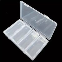 1pc Adjustable Dividers Clear Plastic Storage Organizer Box - Craft & Sewing Supplies Container with Removable Compartments