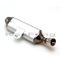 Universal Motorcycle Exhaust Muffler Tube Exhaust Pipe for KAYO BSE ATV HONDA 110cc 125cc Dirt Pit Bike Motorcycle Accessories