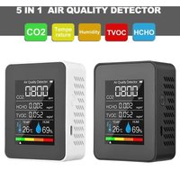 Multifunctional digital carbon dioxide, temperature and humidity tester total volatile organic compounds, formaldehyde detector