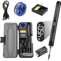 USB Soldering Iron Mini Small Soldering Iron Set Portable Household Type-C Interface 600mAh Battery Adjustable Temperature