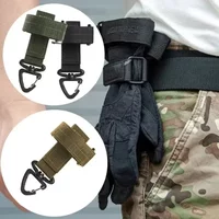 Mountaineering Buckle Outdoor Keychain Tactical Gear Clip Keeper Pouch Belt Gloves Rope Holder Military Hook Camping