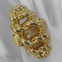 Gold Plated Ring Color Fashion Women's Simple Couple's Wedding Ring Engagement Jewellery Gift New In