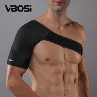 VBOSI 1 Piece Breathable Elastic Shoulder Support Rotator Cuff Brace Adjustable Fits Left and Right Arm for Men Women