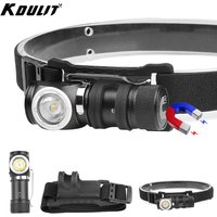Powerful P8 LED Headlamp Type-c Rechargeable Head Flashlight with Magnet Tail 3 Modes Lighting Outdoor Camping Fishing Lantern