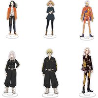 16CM Anime Tokyo Revengers Takemichi Hanagaki Tachibana Hinata Naoto Tachibana Cos Acrylic Figure Stand Ornaments Gifts