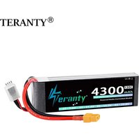 TERANTY 3S 4300mAh 11.1V 70C 11.4V 120C Lipo Battery with T XT60 XT90 Plug for RC Car Trucks Boat FPV Drone Helicopter Airplane
