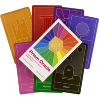 Prism Oracle Cards Fortune Telling Divination Deck English Vision Edition Tarot Board Playing Game For Party