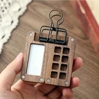 Mini wooden watercolor palette storage box, 8/15 color slots, portable sketch mixing case, suitable for students and artists