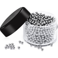 200pcs/Box Glass Bottle Stains Clean Ball Wine Tea Hookah Cup Decanter Cleaning Tool Stainless Steel Bead Brushing Accessories