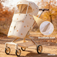 Universal Cartoon Bear Waterproof Rain Cover Wind Dust Dust Shield Full Cover Raincoat for Baby Stroller Pushchairs Rain Cover