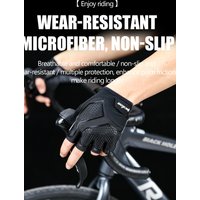 AliExpress Kyncilor 1 pair of shock-absorbing GEL pad bicycle gloves, half finger sports gloves, men's and women's summer cycling fitness gloves, mo
