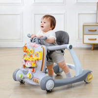 6-18 months old baby anti-O-shaped-leg walking cart baby multi-functional anti-side-slip pushcart baby walking aid cart foldable