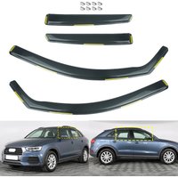 4pcs Wind Deflectors Edgevisors Tint For Audi Q3 RSQ3 8U MK1 5-Door SUV 2011-2018 Auto Window Wind Rain Sun Guard Deflector