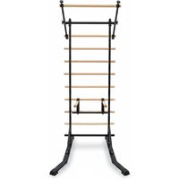 Gymnastics Ladder, Thai Oak 230 cm Swedish Wall Bars, 250kg Capacity, Indoor Wall Mounted Stall Bars, Heavy Duty Fitness