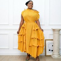 Miyake Pleated Dresses 2026 New African Fashion Casual Loose Evening Party Plus Size Elegant Drawstring Tie Dress Women Clothing