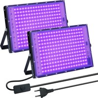 Światło UV Black Light 50W 100W 150W Zewnętrzny Reflektor LED Black Light LED Spotlight 395nm Lampa do Dyskoteki, Imprezy, Oświetlenia Scenicznego