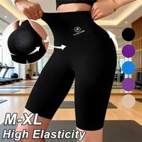 AliExpress NONE 2026 New Women's High-Waisted Sports Shorts for Cycling Jogging Fitness and Yoga gym shorts