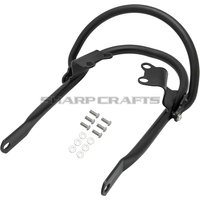 Motorcycle Hand Grip Bar Grab Rail & Passenger Seat Grab Rail Bar For Bonneville T100 T120 Black 2016-2022