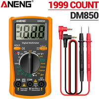 ANENG DM850 Digital Multimeter Automatic Professional 1999 Counts Auto AC/DC Votage Tester Ohm Current Ammeter Detector Tool