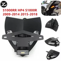 For BMW S1000R S1000RR HP4 2009-2014 2015-2020 Tail Tidy Fender Eliminator Motorcycle License Plate Holder Frame LED Light