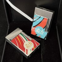 Luxury Lighters Memorabilia 24h Le Mans Pure Copper Bright Sound Smoker's Gadgets Valentine's Gift for Male Customizable