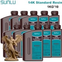 SUNLU 10KG 14K Standard-Harz 1000G/Flasche 405nm Schnellhärtendes UV-Harz für LCD 3D-Druck