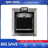 QIDI TECH PLUS4 3D Printer, 1080P Camera, 305*305*280mm, Multi-metal Composite Nozzle, Dual-layer Insulation, Air Circulation