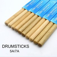 1 Pair 5A/7A Drum Sticks Classic Oak /Walnut/Maple Wood Drumsticks Professional Drum Stick Instrument Accessories Drum Set