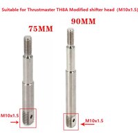 75mm/90mm Shifter Mod Gear Level Gear Stick Shifter Mod for Thrustmaster TH8A Steering Wheel Simracing M10x1.5/M9x1.25