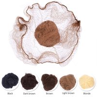 10/60Pcs 5MM Nylon Hair Nets Invisible Disposable Hair Net Ballet Dance Net Bun Hair Nets Invisible Elastic Edge Mesh Hair