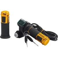 AliExpress LCQPTW 12V-90V Twist Throttle for Electric Bike Scooter Accelerator with LED Digital Display Voltage Indicator Lock Key Accessories