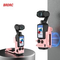 Flymile Magnetic Mount for DJI Osmo Pocket 4 3 Accessories Protective Case Cage With Cold Shoe Expansion Adapter