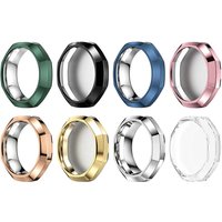 TPU Electroplated Case Cover Full Protective Soft Shell Shockproof Scratch-Resistant Watch Frame Bumper for Royal P Swatch TPU