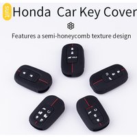 Silicone New Car Remote Control Key Case Cover Accessories Garnish Trim Cover for Honda Series Civic 11th ZRV ENS1 XRV