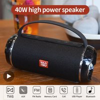 Drahtloser Subwoofer Tragbarer Bluetooth-Lautsprecher Radio FM Wasserdichte Soundbox Musik Caixa De Som Coluna Bluetooth Bass Hifi Bocina