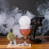 Upgrade Smoke Bubble Gun for Cocktail Flavour Blaster Candy Bar Decoration Accessories Shaker Adjustable Smoke Volume