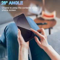 2 Pack for Samsung Galaxy S26 Ultra Privacy Screen Protector Tempered Glass, Fingerprint Unlocking, Anti Spy Screen Protector
