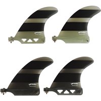 4.5 inch Longboard Fin Central Surf Fin Fiberglass Single Fin For Surfboard 1pc Center Sup Board Fin Clear/Gray Quilha Accessory