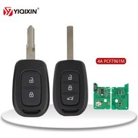 Remote Car Key For Renault Clio 4 Duster Sandero Symbol Kwid Dacia Logan Lodgy Dokker Trafic Master 433MHz 4A Chip No Logo Blade