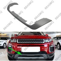 Front Bumper Protector Lower Skid Plate Trim Cover LR074956 For Land Rover Range Rover Evoque 2016-2018 ABS Plastic Matte Grey