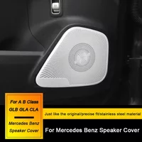For Mercedes Benz GLB X247 GLA H247 CLA C118 A B Class W177 W247,Car Tweeter Cover, Trunk Door Audio A-pillar Speaker Horn Cover
