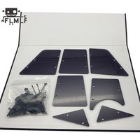 Plastic Transparent or Black Side Car Windows Set for 1/5 Losi Desert Buggy XL DBXL 2.0 E Truck Parts